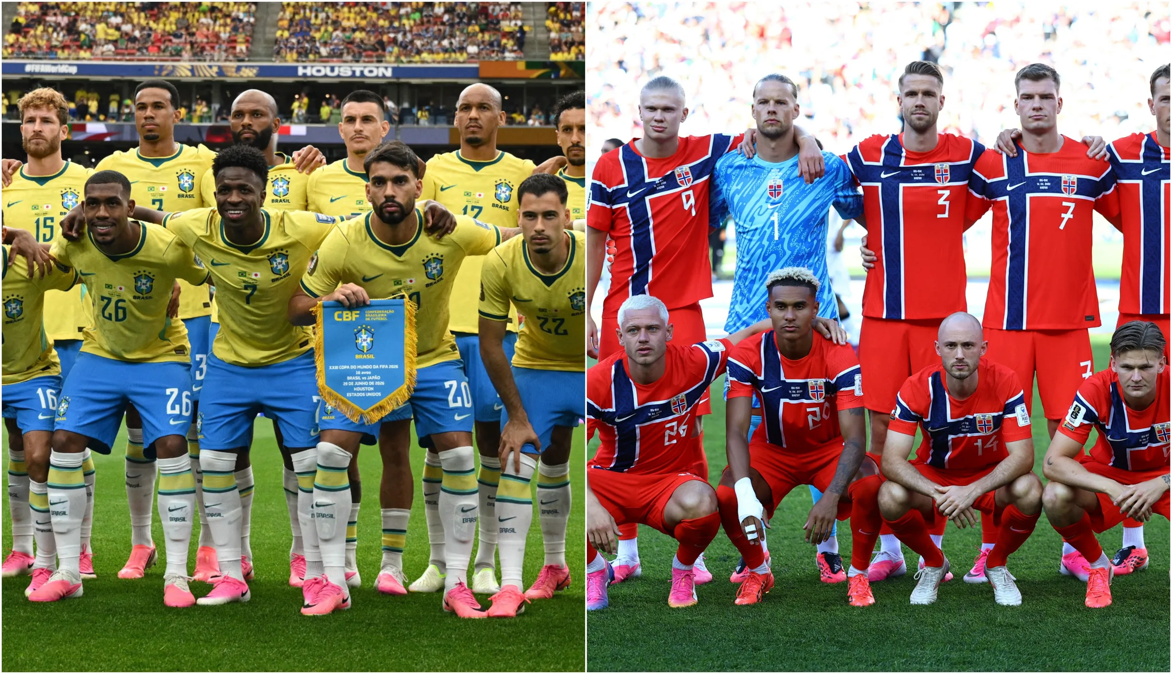 Brasil e Noruega: confronto de seleções valiosas na Copa do Mundo
