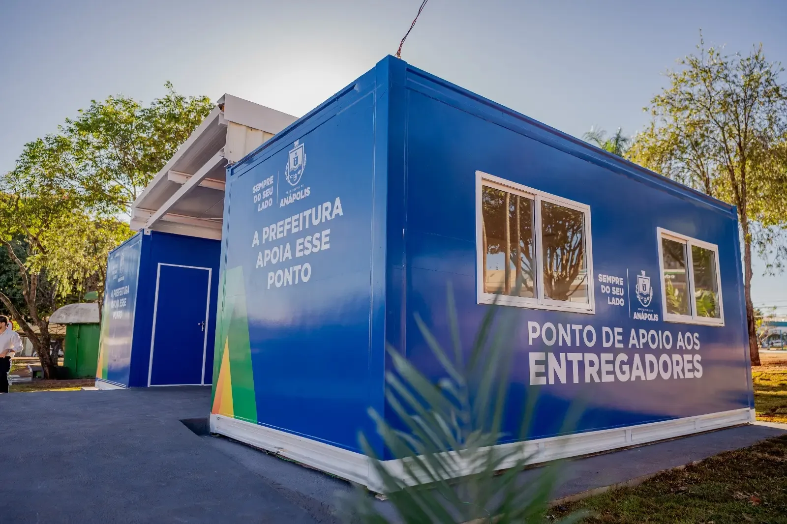 Prefeitura de Anápolis inaugura primeiro ponto de apoio para entregadores e prevê expansão para outras regiões