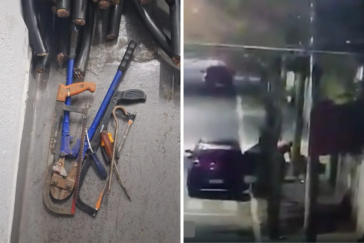 Cinco homens são detidos por furto de cabos de cobre em São José dos Campos