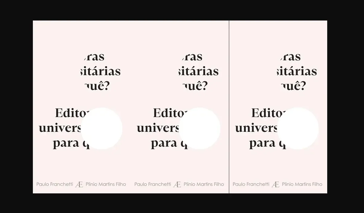 Editora universitária deve manter integração com o mercado e funcionar como empresa, diz Plinio Martins