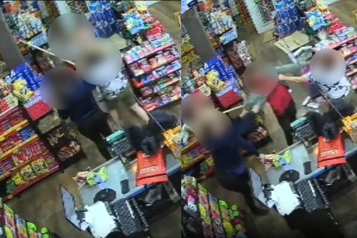 VÍDEO: donas de mercado no Paraná suspeitam de furto e partem para cima de homem com rodo e chineladas