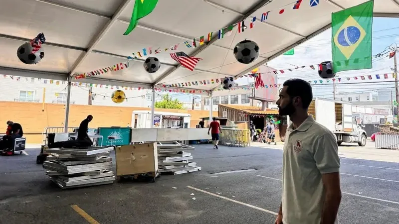 Bairro de Newark vive efervescência durante a Copa do Mundo