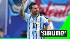 Gol de Messi coloca Argentina à frente contra Cabo Verde