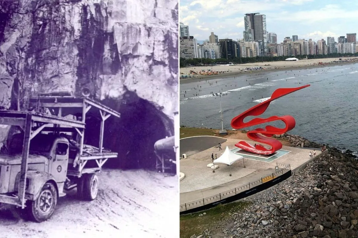 Pedras de 600 milhões de anos formam parque no mar em SP