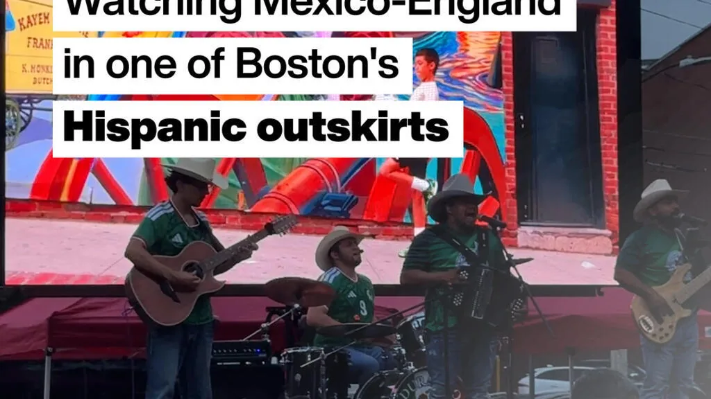 Copa do Mundo 2026: Assistindo ao jogo entre México e Inglaterra nos subúrbios hispânicos de Boston