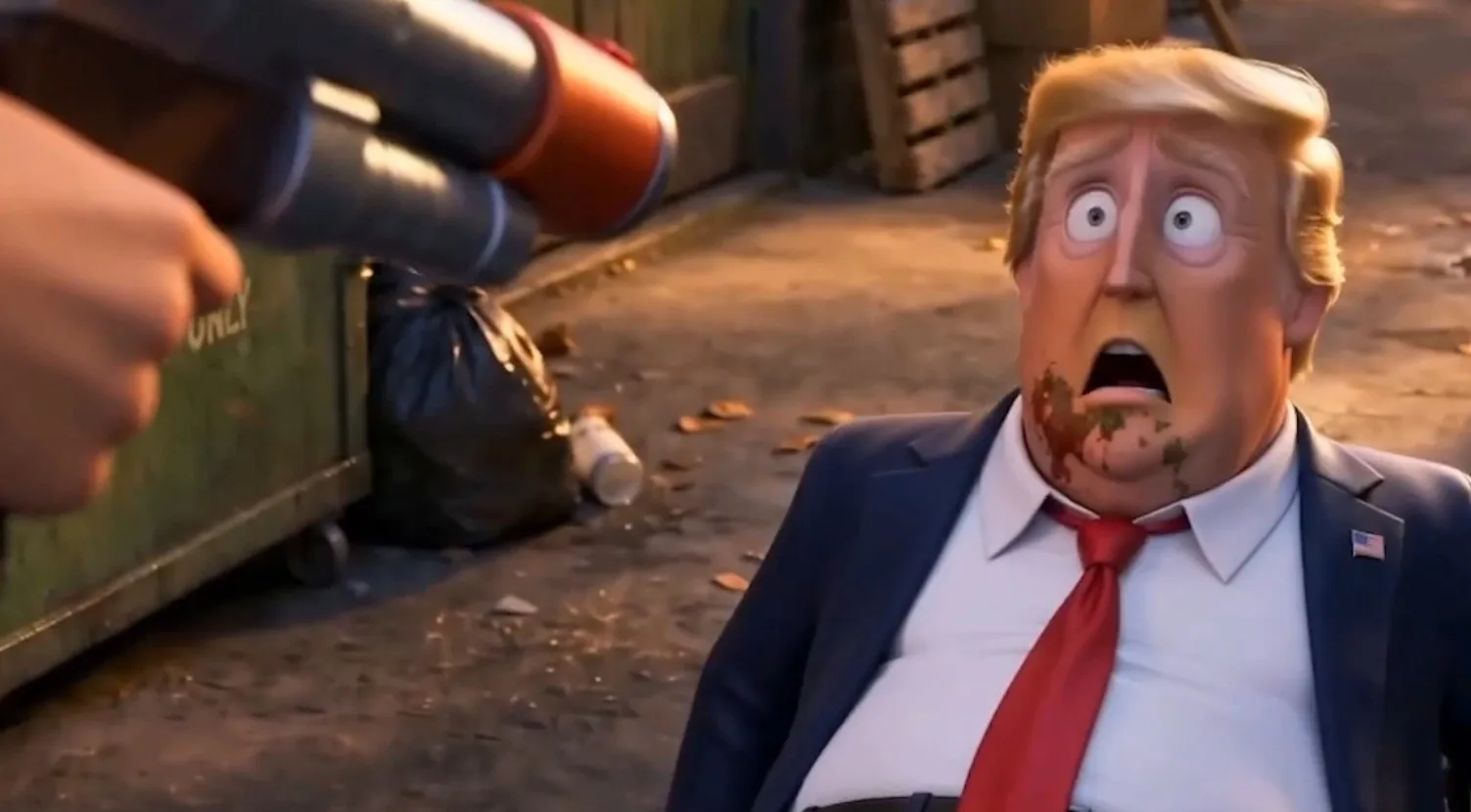 Irã divulga vídeo de propaganda com animação de Trump sendo baleado
