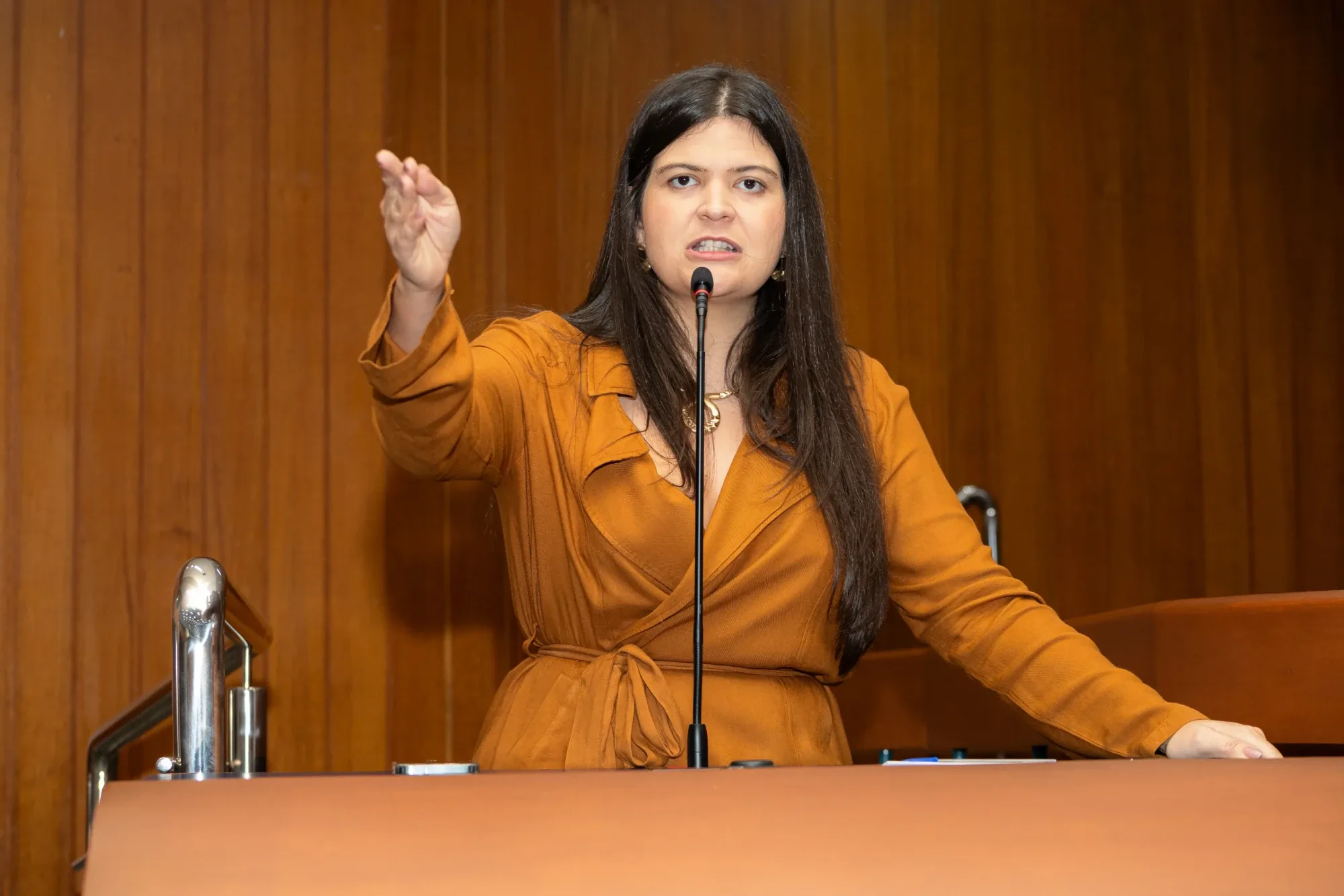 Julgamento sobre cassação do mandato de Aava Santiago é suspenso após pedido de vista no TRE-GO