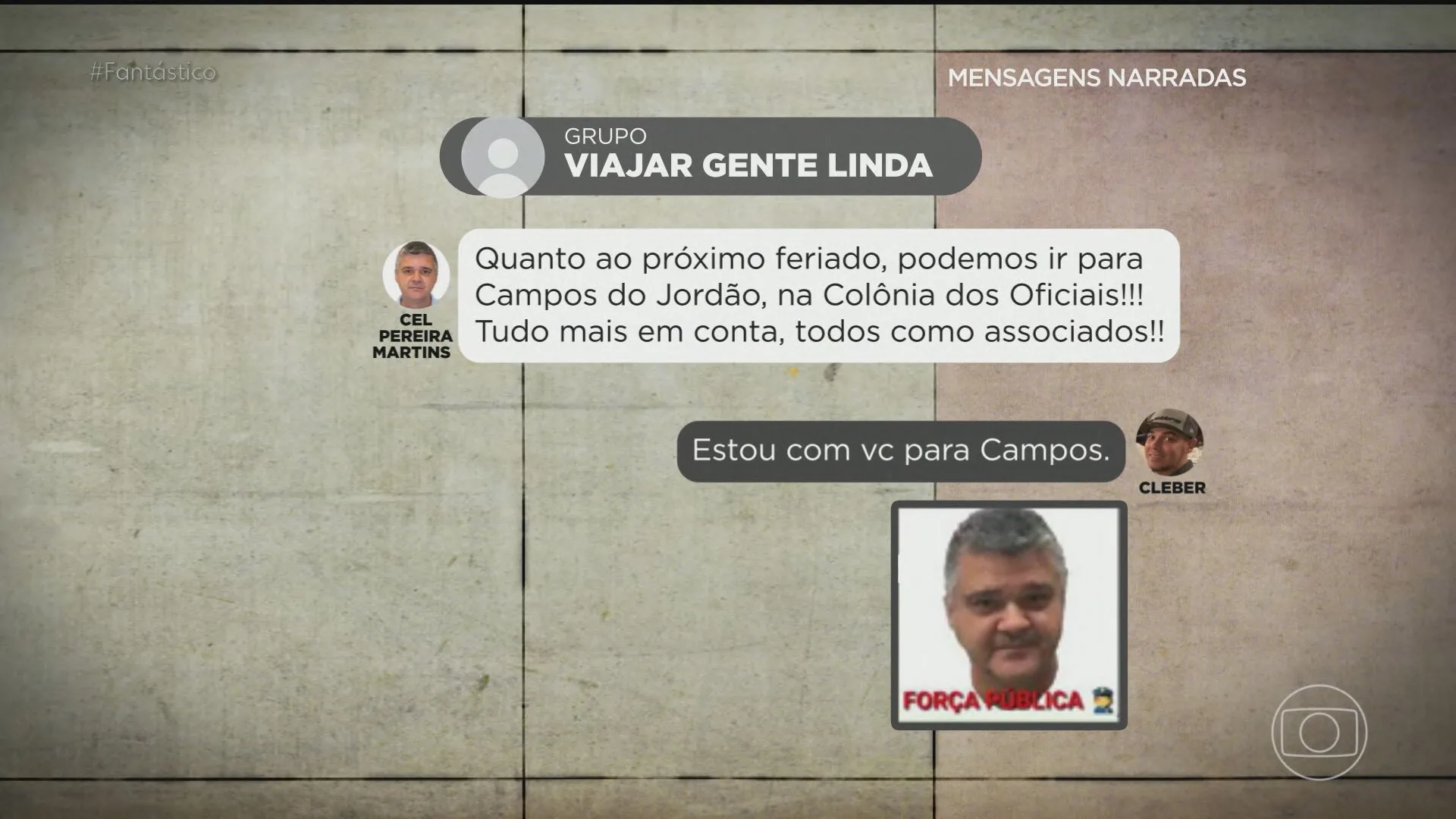 'Vamos viajar, gente linda': coronel e suspeito do PCC planejavam viagem para colônia da PM, mostram mensagens