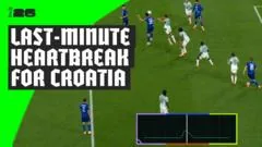Gol de empate da Croácia anulado após revisão do VAR