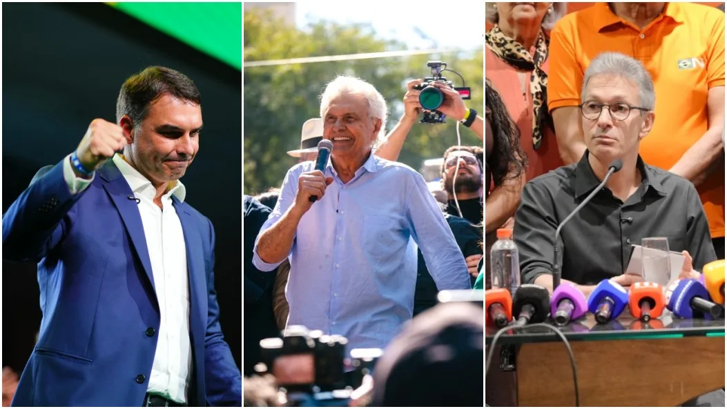 Convenções de Flávio Bolsonaro, Caiado e Zema marcam início da corrida presidencial