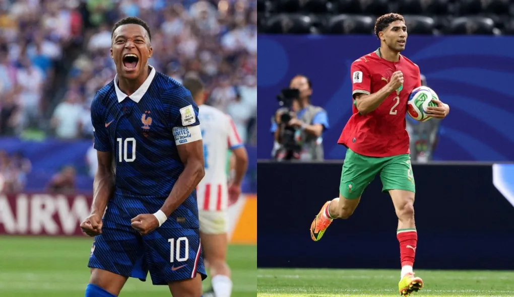 França enfrenta Marrocos nas quartas de final da Copa do Mundo