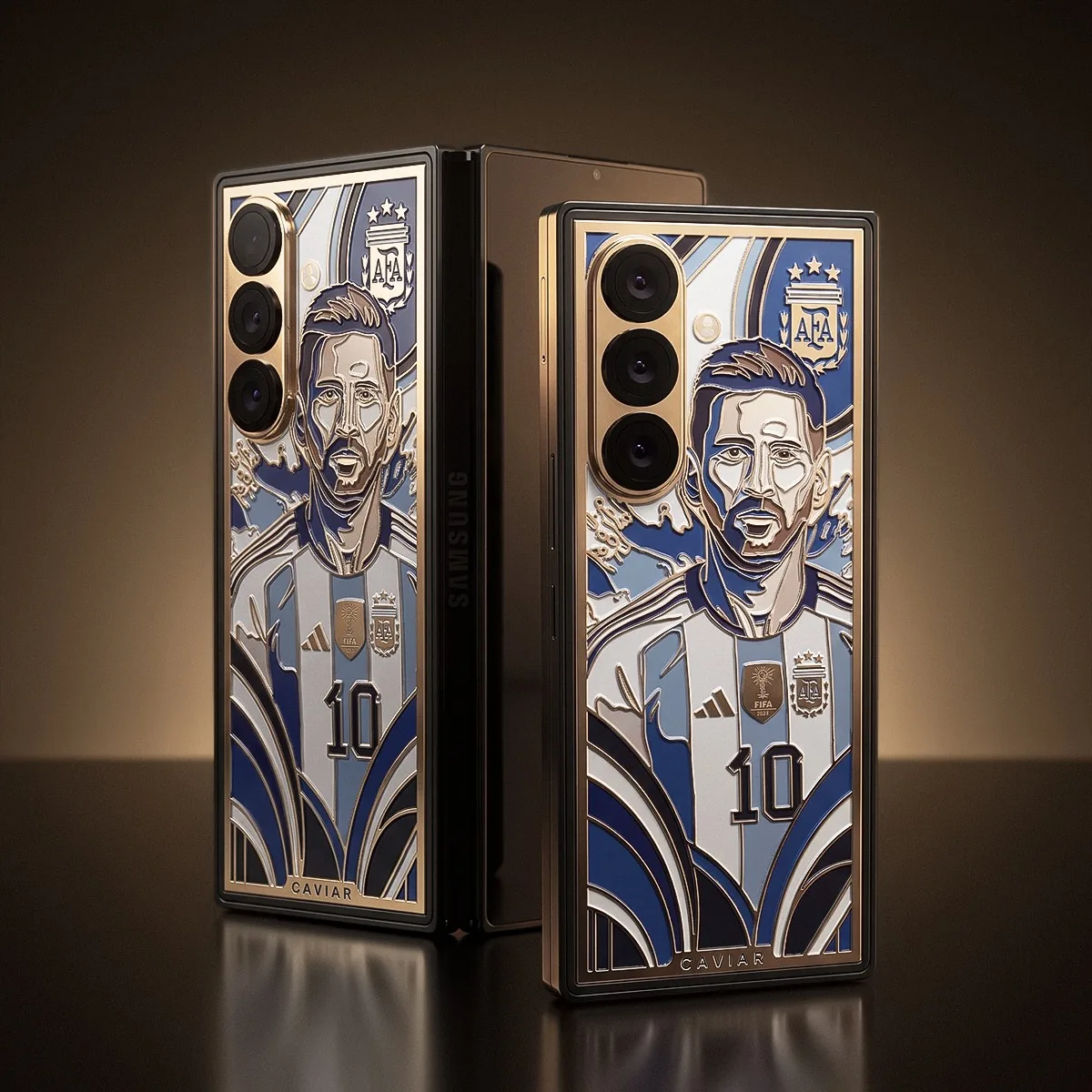 Empresa lança celular personalizado com Messi por R$ 67 mil