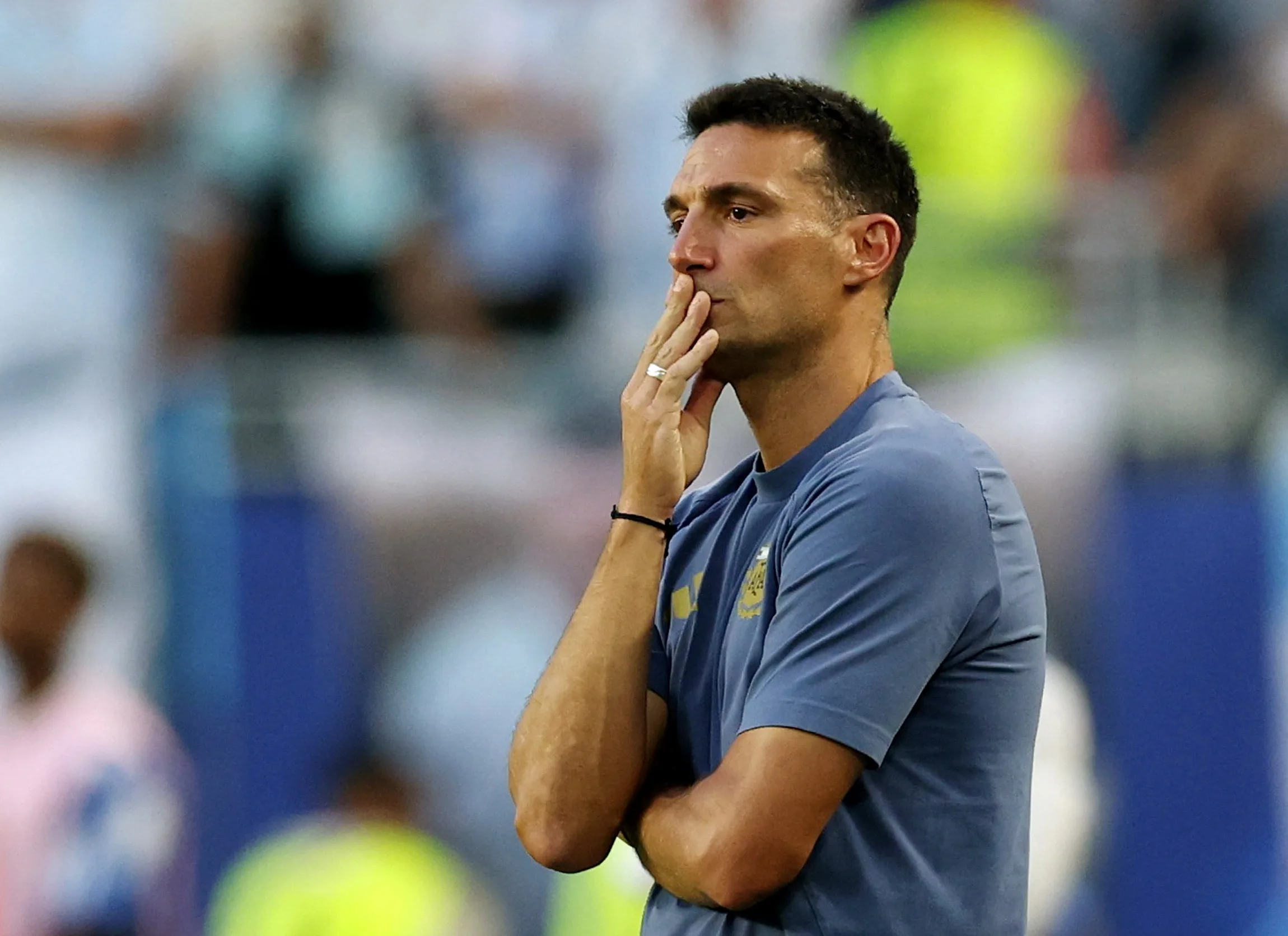 Técnico da Argentina celebra classificação para as oitavas da Copa do Mundo