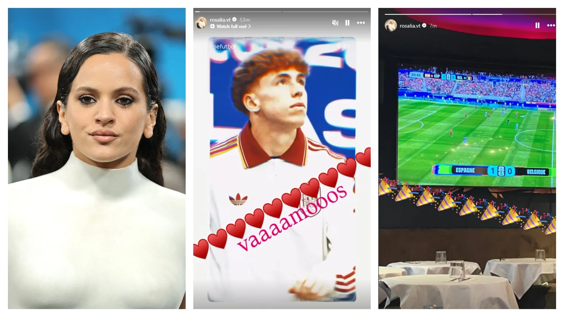 Rosalía manifesta apoio à seleção espanhola na Copa do Mundo