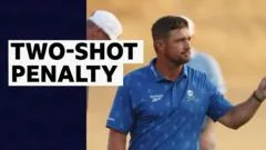 DeChambeau sofre penalidade de dois golpes no The Open