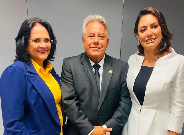 Luiz do Carmo tenta levar para Caiado apoio de Damares Alves, que vive crise com o bolsonarismo