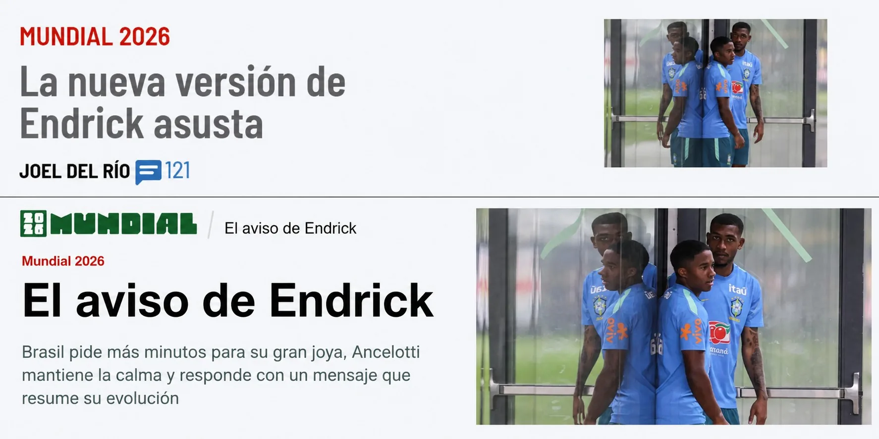 Endrick é elogiado por maturidade em destaque no Marca