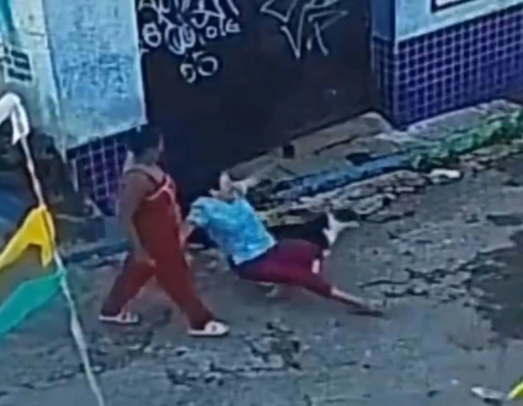 Costureira viraliza após ser 'atropelada' por cachorro em Recife