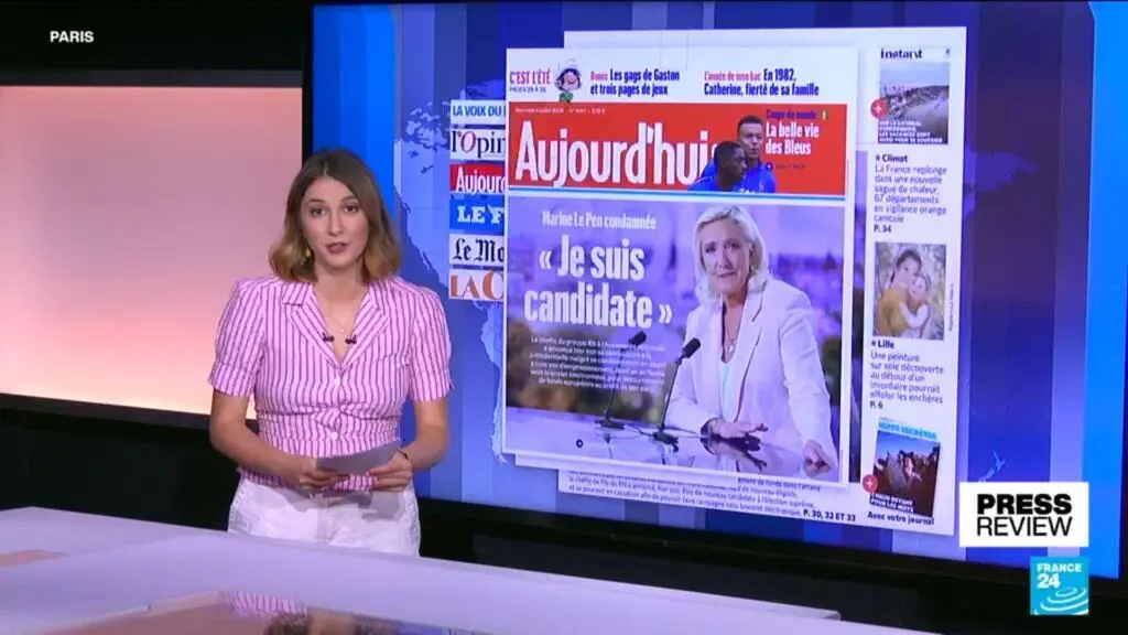 Marine Le Pen se mantém firme após condenação leniente