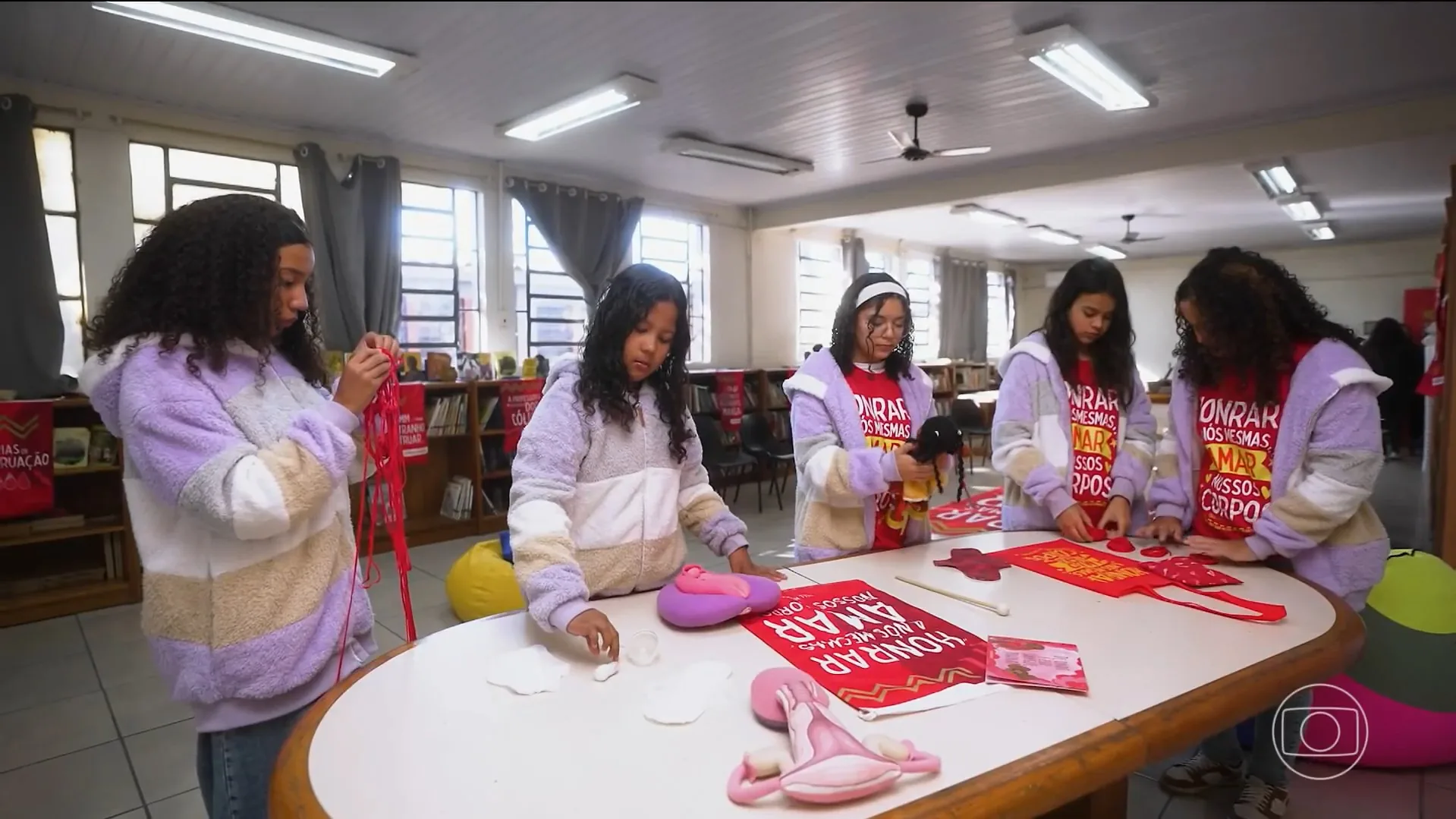 Alunas de escola pública no RS criam negócio para enfrentar a pobreza menstrual