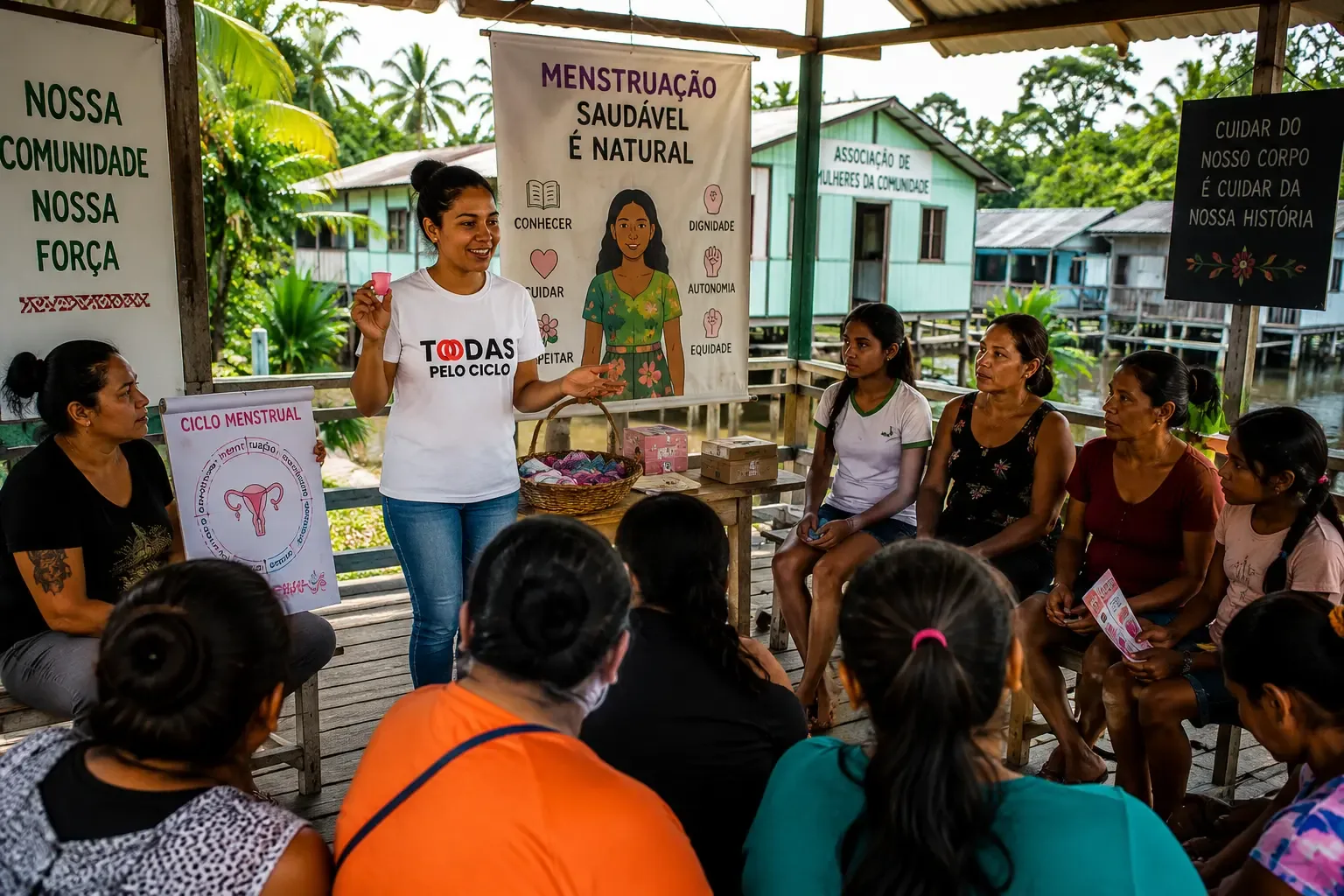 Projeto criado em Aparecida de Goiânia propõe novo olhar sobre menstruação e sustentabilidade