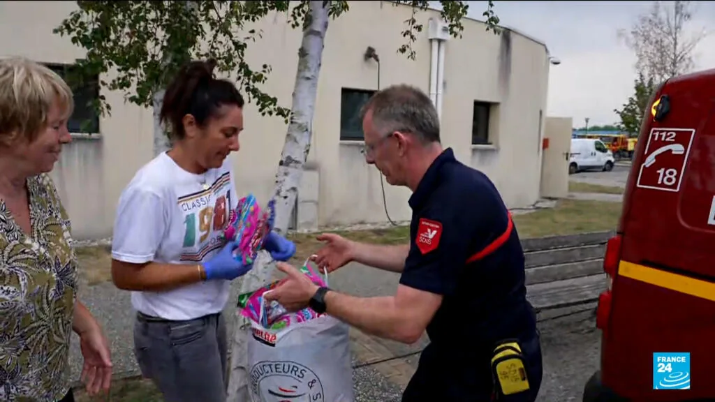 Solidariedade Francesa Cresce Diante de Grandes Incêndios