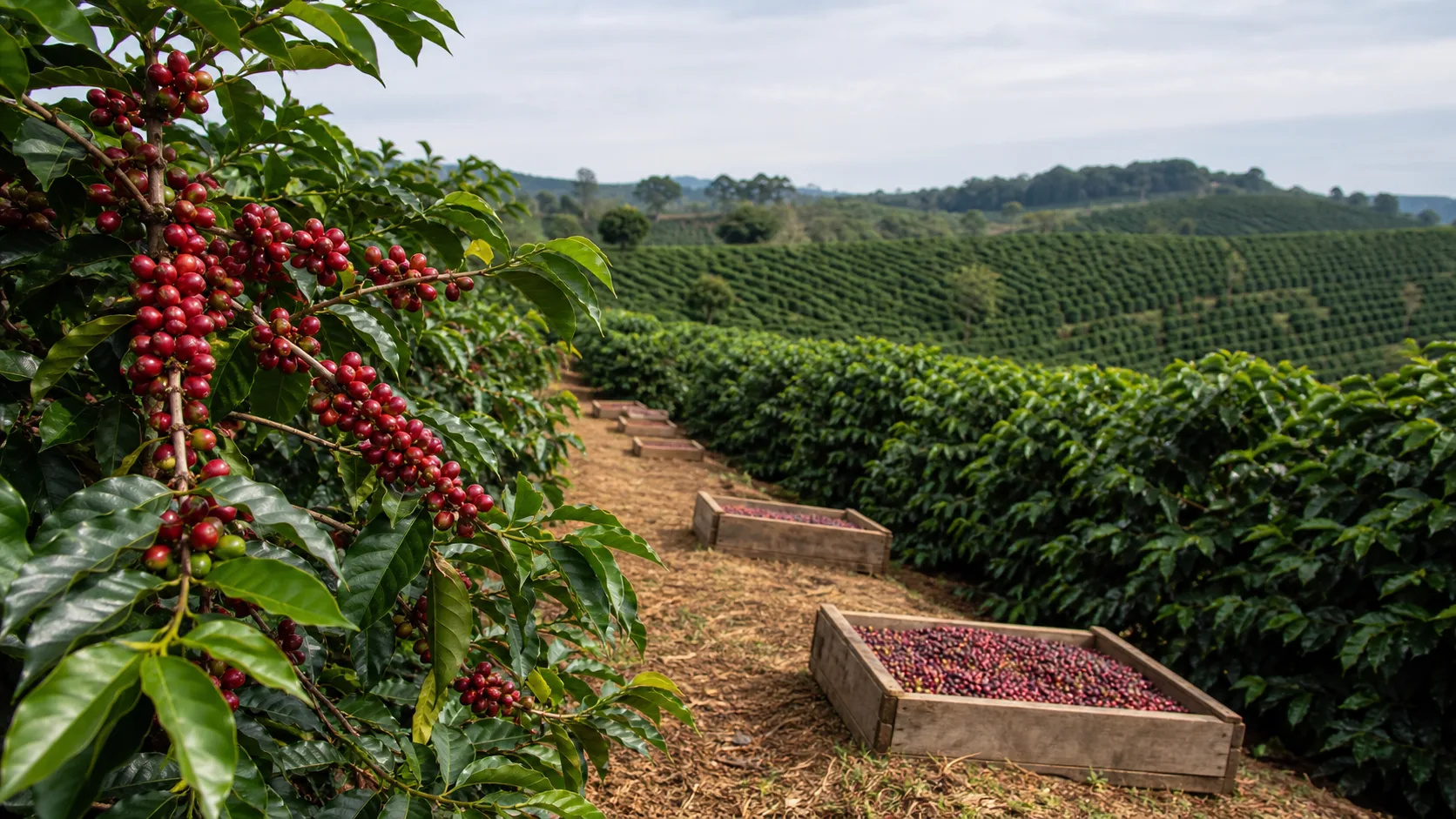 Clima ajuda na colheita do café, mas expectativa é de produção menor