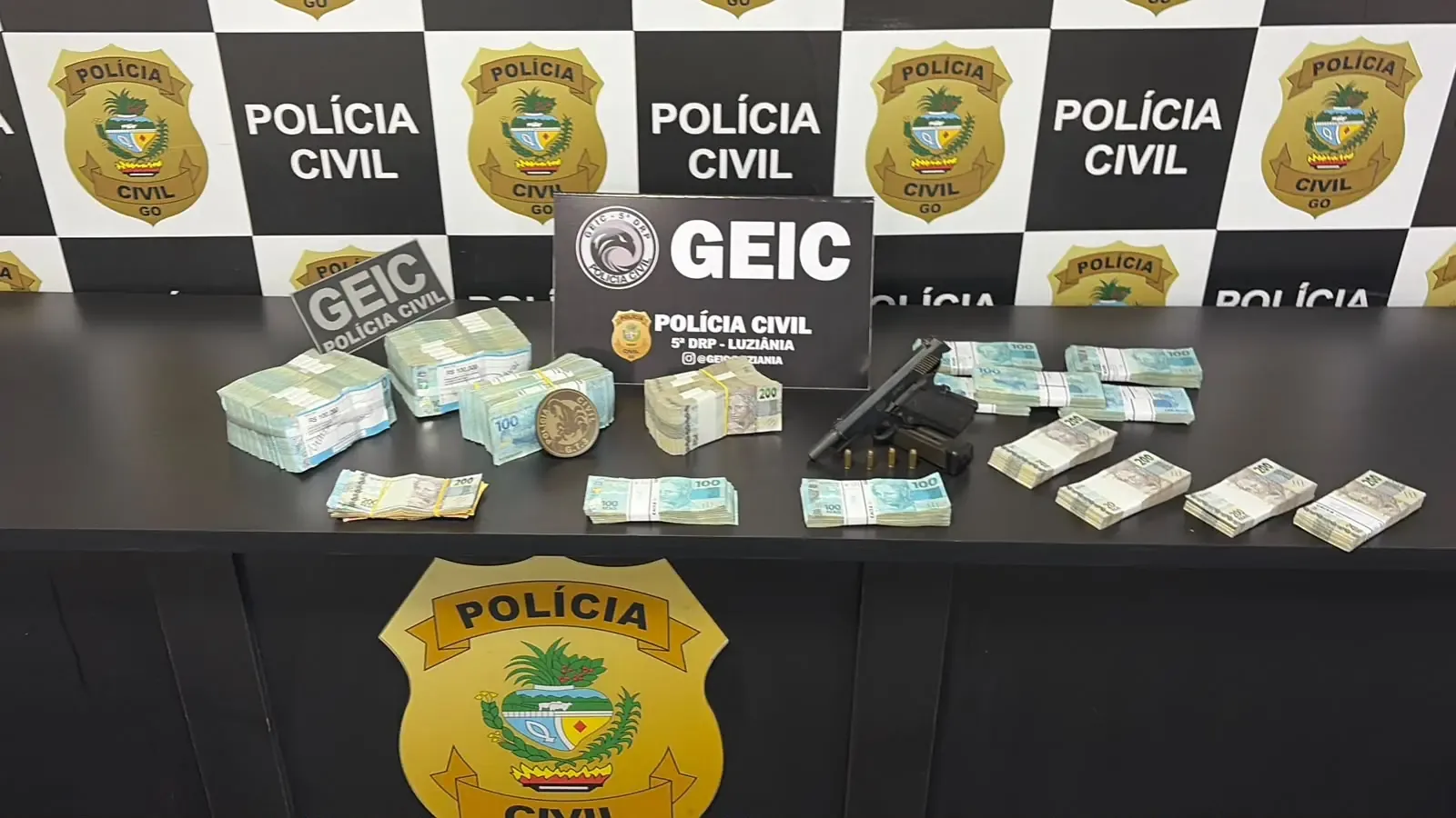Empresário investigado por tráfico é preso com R$ 500 mil em Novo Gama
