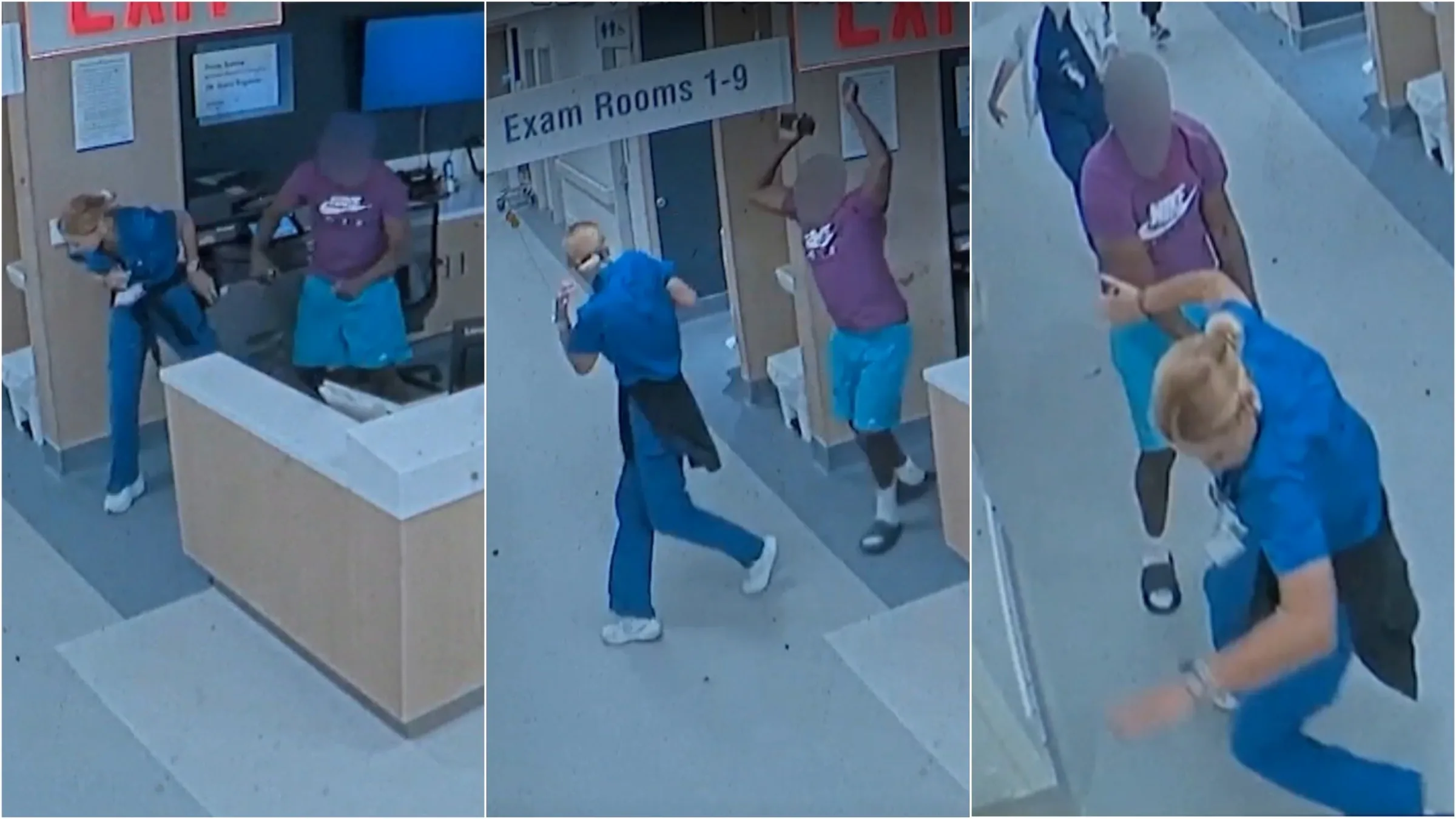Enfermeira é agredida por paciente em pronto-socorro de Miami
