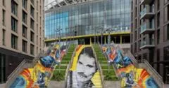 Mural de Freddie Mercury revelado em Wembley Park