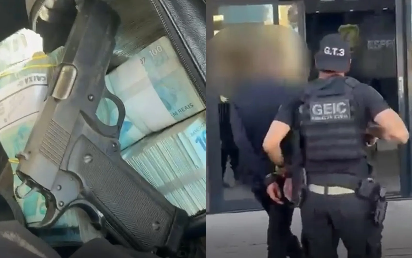 Homem é preso transportando meio milhão em Novo Gama