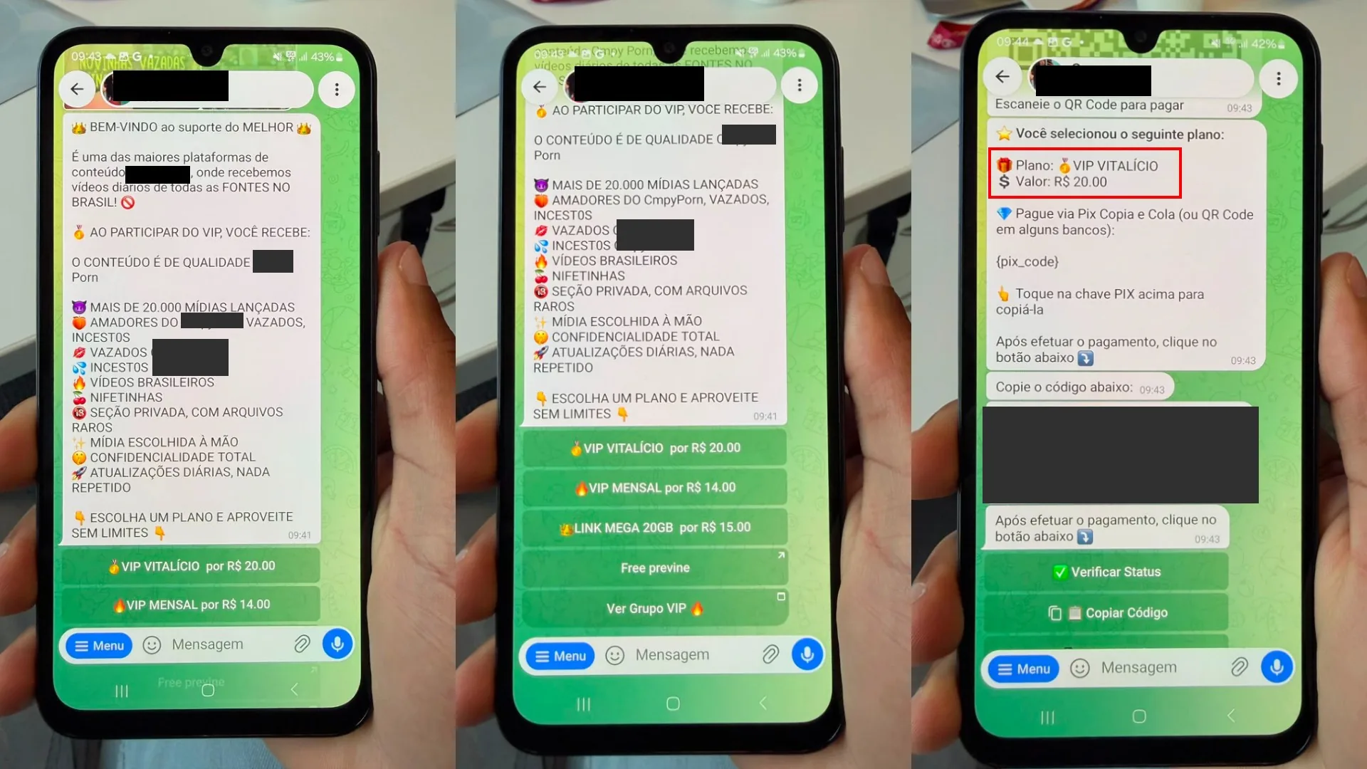 Criminosos usam TikTok para promover material de abuso sexual infantil no Telegram