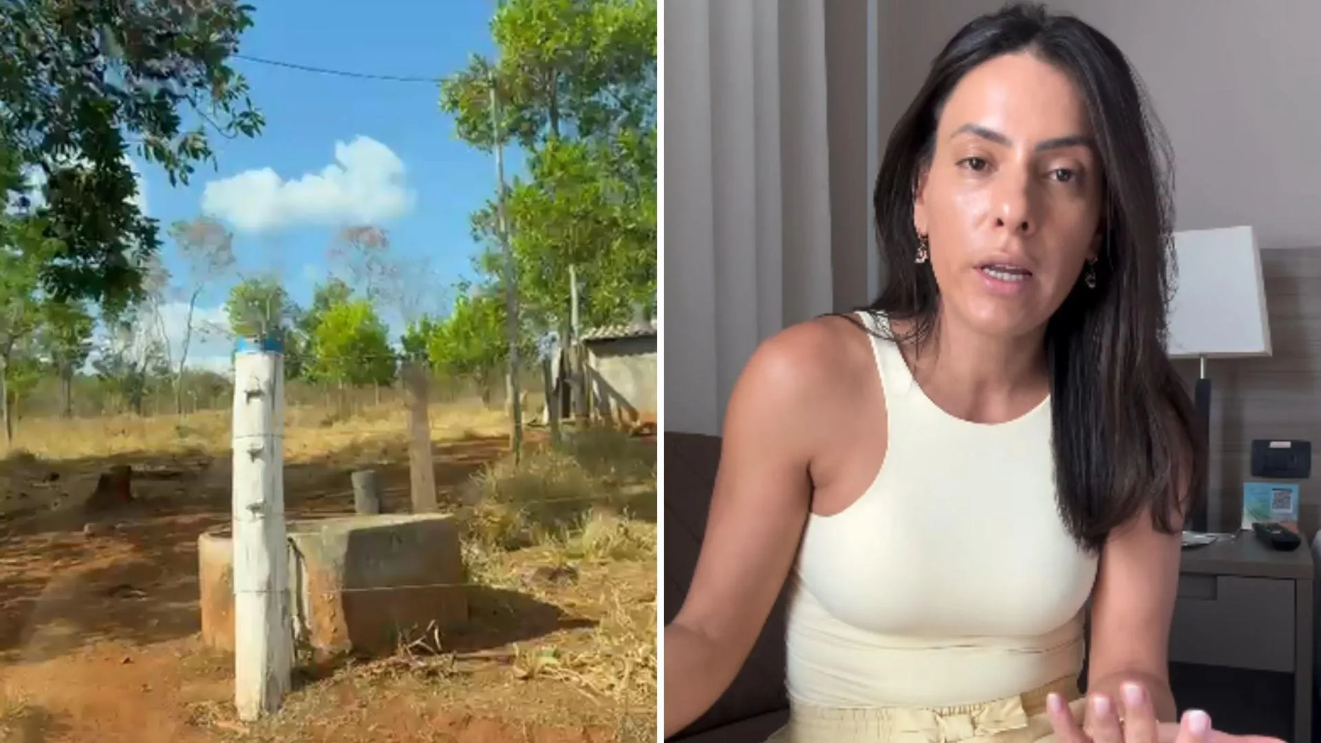 Influenciadora denuncia golpe da falsa hospedagem em Pirenópolis