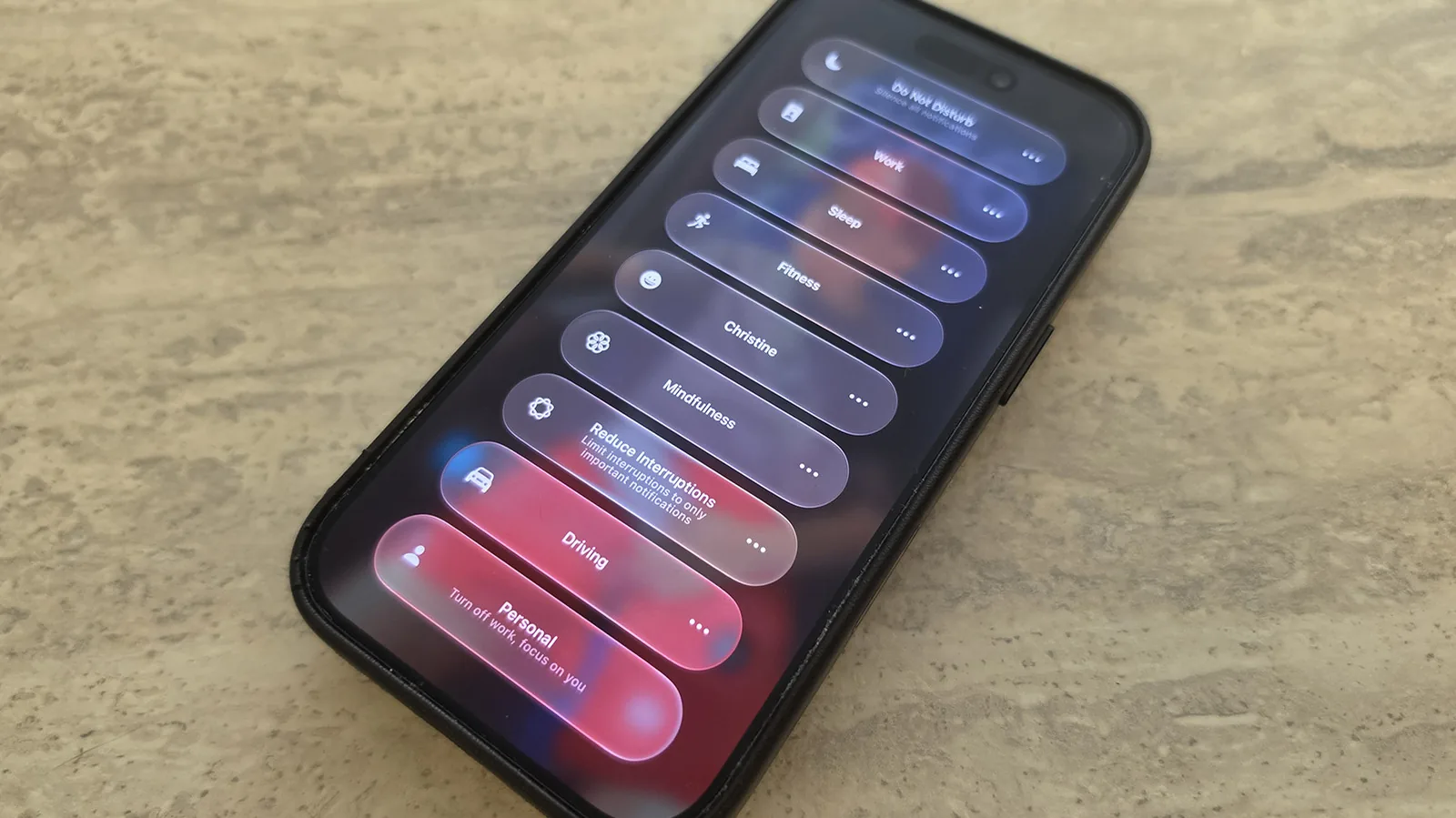 Melhorias no modo Focus no iOS 27