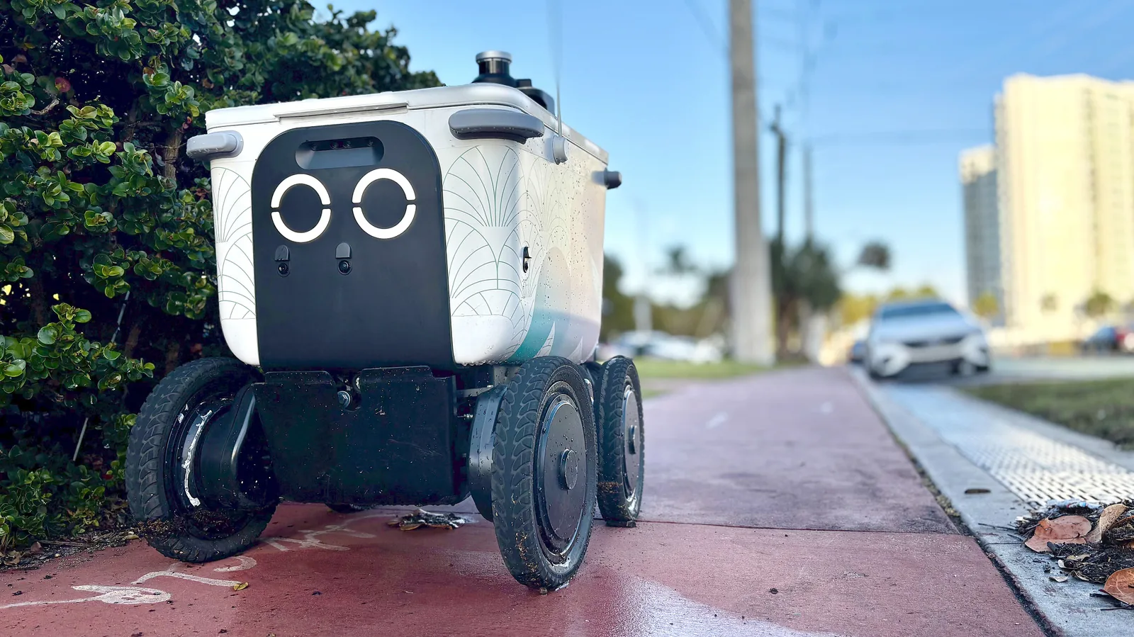 Problemas com robôs de entrega são exatamente como você imagina