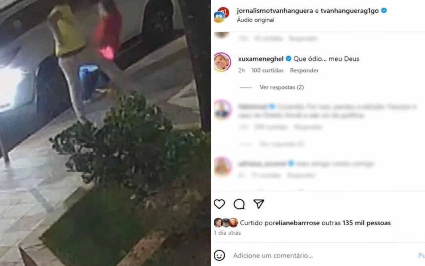 Xuxa comenta sobre agressão a pastor por usar camiseta vermelha