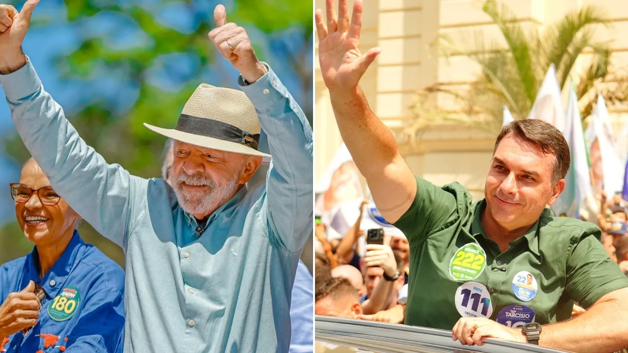 Lula mobiliza eleitor mais velho; Flávio aposta em voto útil no 1º turno