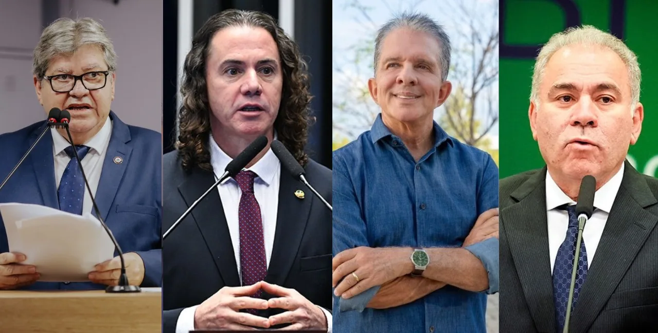 Pesquisa Quaest aponta João Azevêdo e Veneziano como principais candidatos ao Senado na Paraíba
