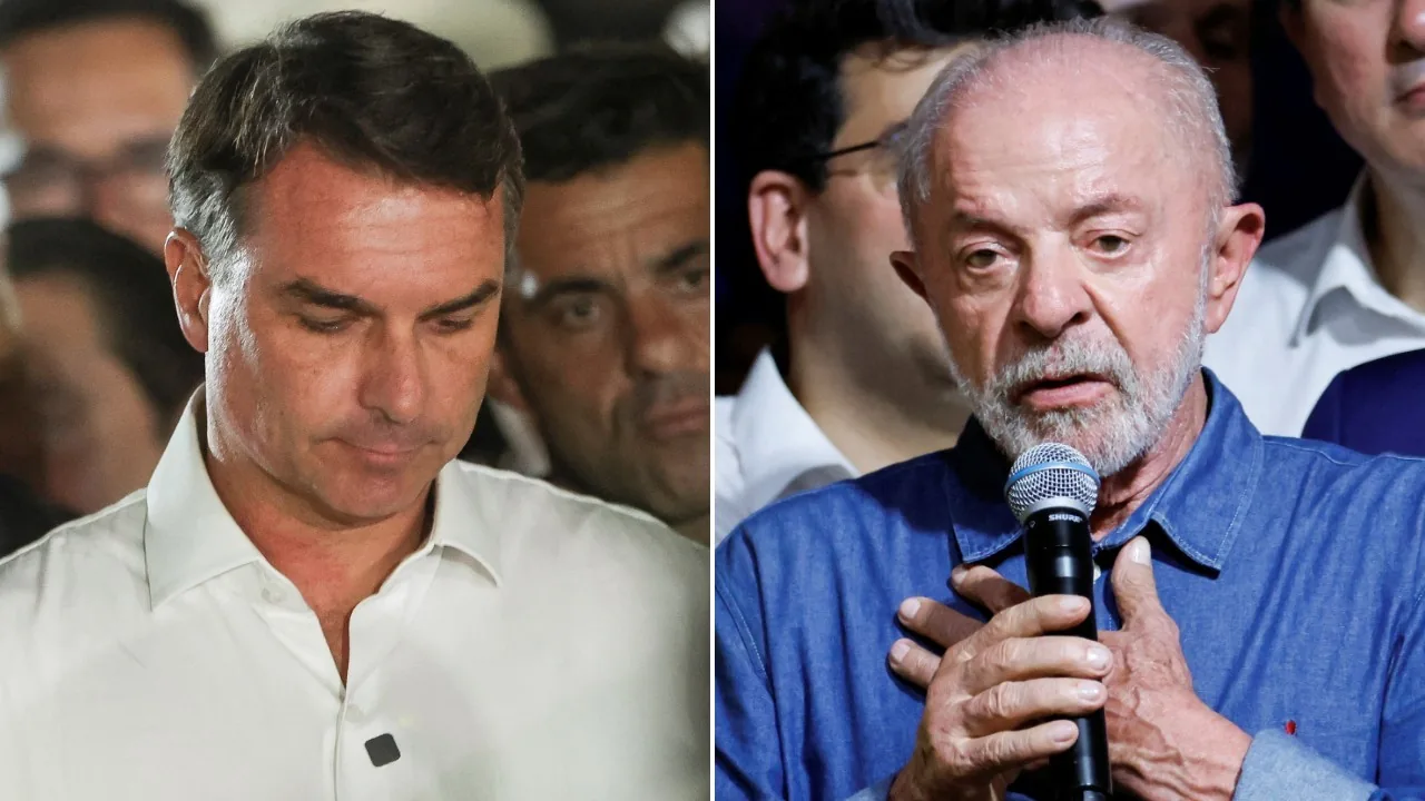 Lula critica Flávio por fugir do país