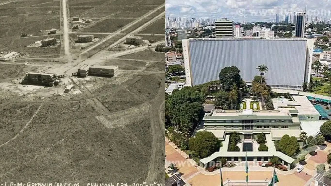 Goiânia completa 93 anos: veja como pontos tradicionais mudaram