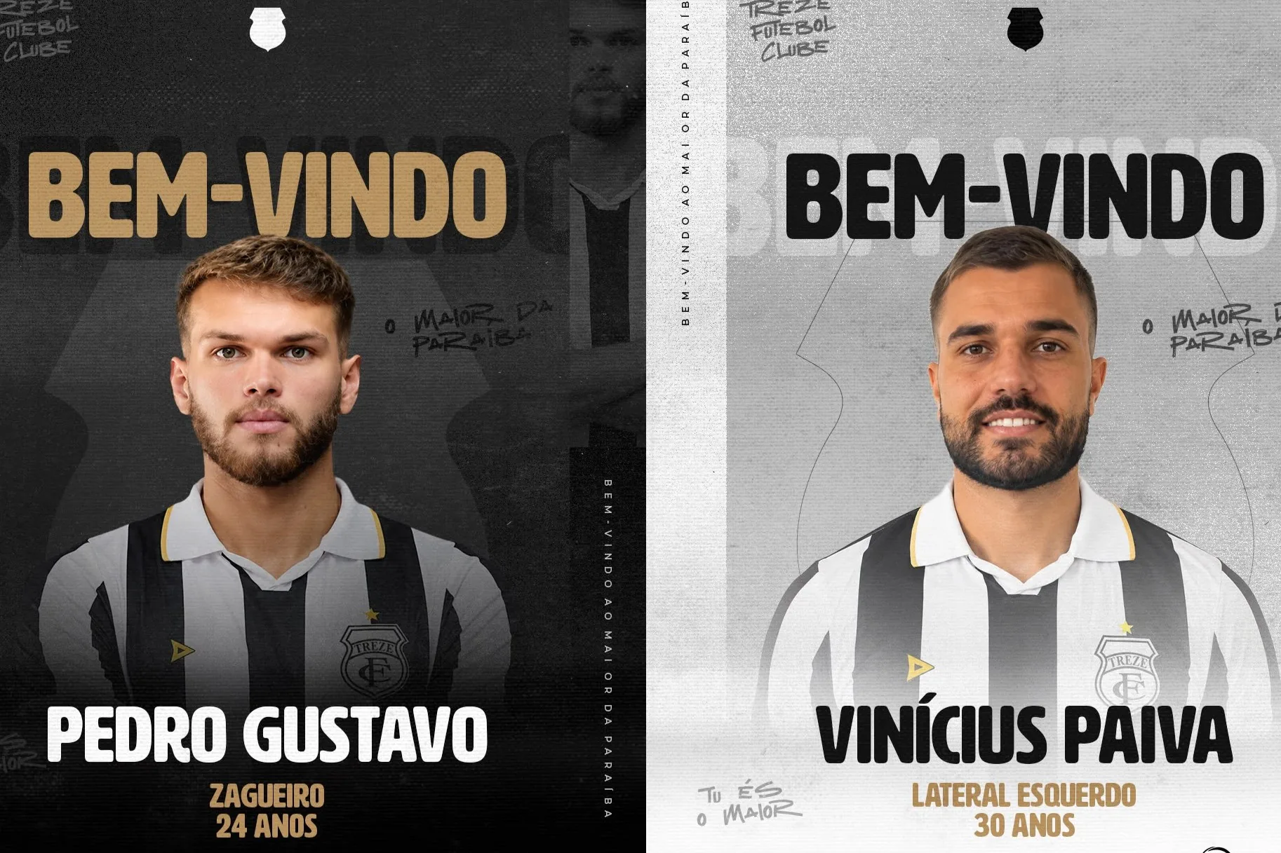 Treze anuncia zagueiro e lateral para Copa Paraíba