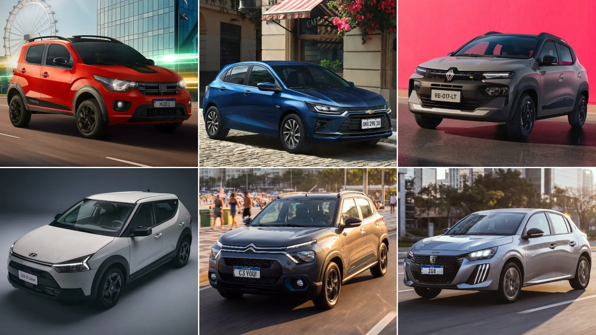 Veja os carros mais econômicos abaixo de R$ 100 mil