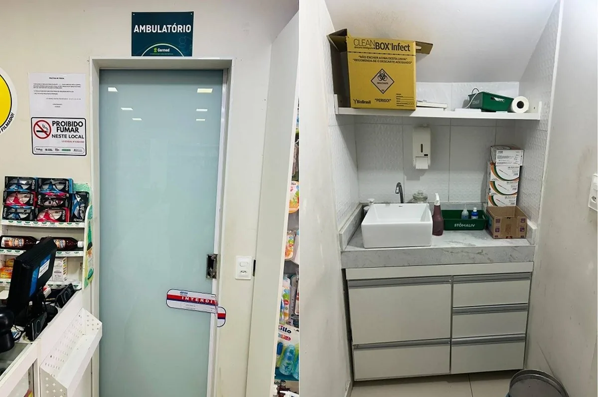 Operação no Sertão da PB interdita farmácia e autua supermercado e postos