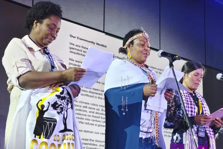 Mulheres que não se rendem: resistência feminina contra danos do desenvolvimento em toda a Ásia