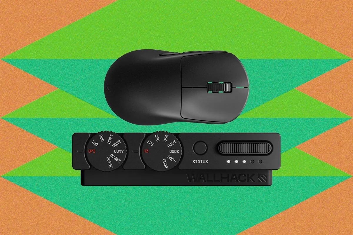 Wallhack M-001: Mouse de Gaming com Baterias Removíveis