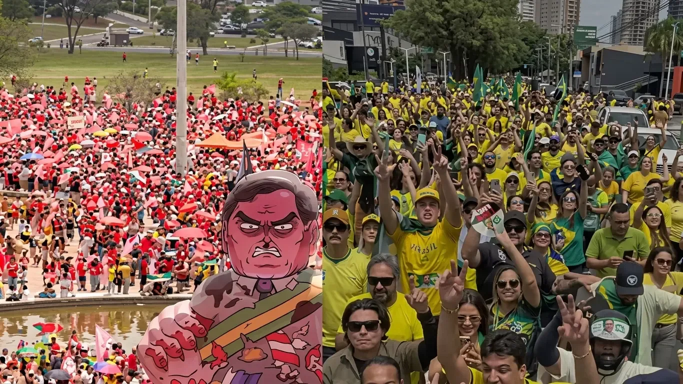 Atos a favor de Lula e Flávio ocorrem no último fim de semana antes do 2º turno