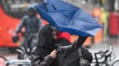 Outra frente de chuva e vento se aproxima do Reino Unido