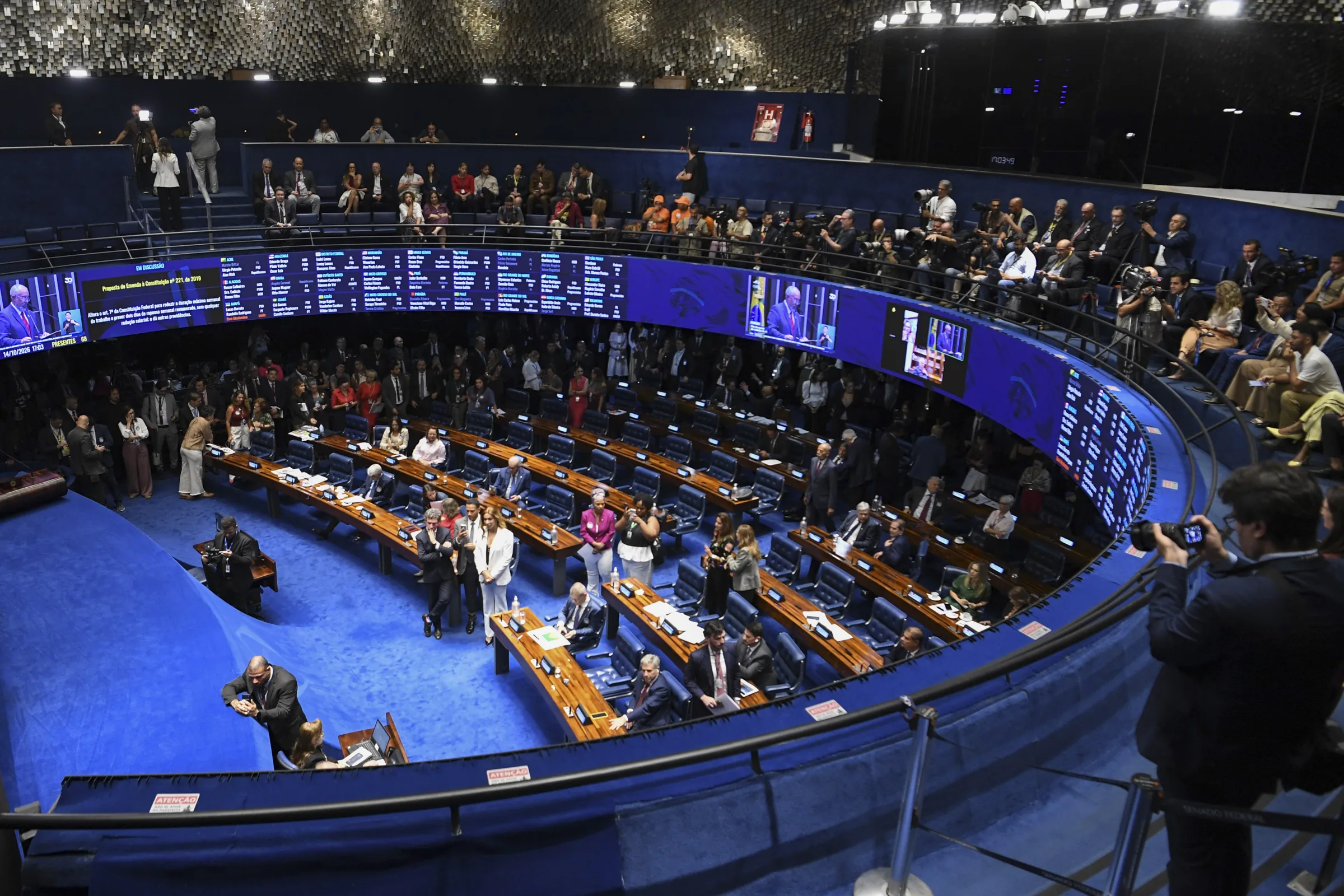 Senado aprova regra de transição para fim da escala 6x1