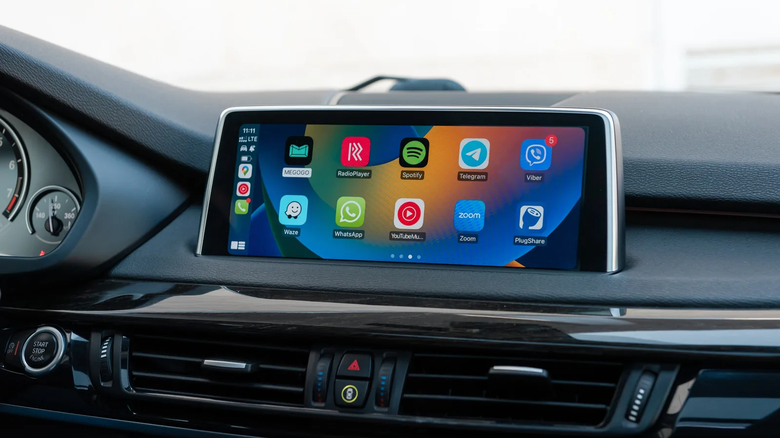 O que significa o sino na tela do CarPlay?