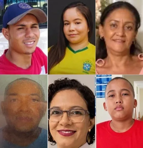 Acidente entre van e caminhonete deixa seis mortos na PB